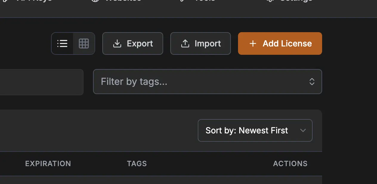 Advanced filtering
