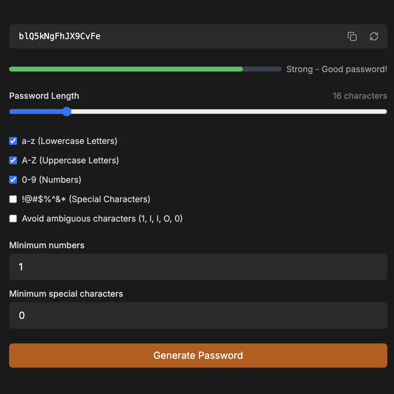 Password Generator
